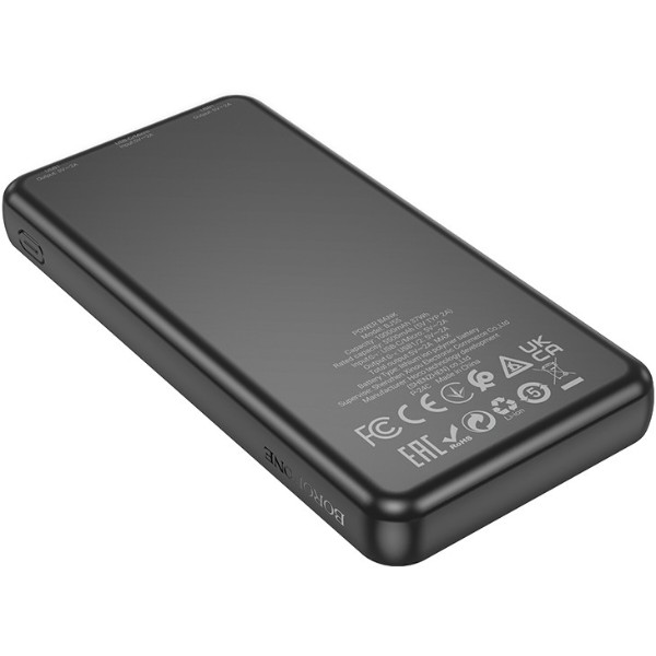 Фото - Батарея мобильная BOROFONE BJ55 Graceful power bank 10000mAh Black (6941991111761)
